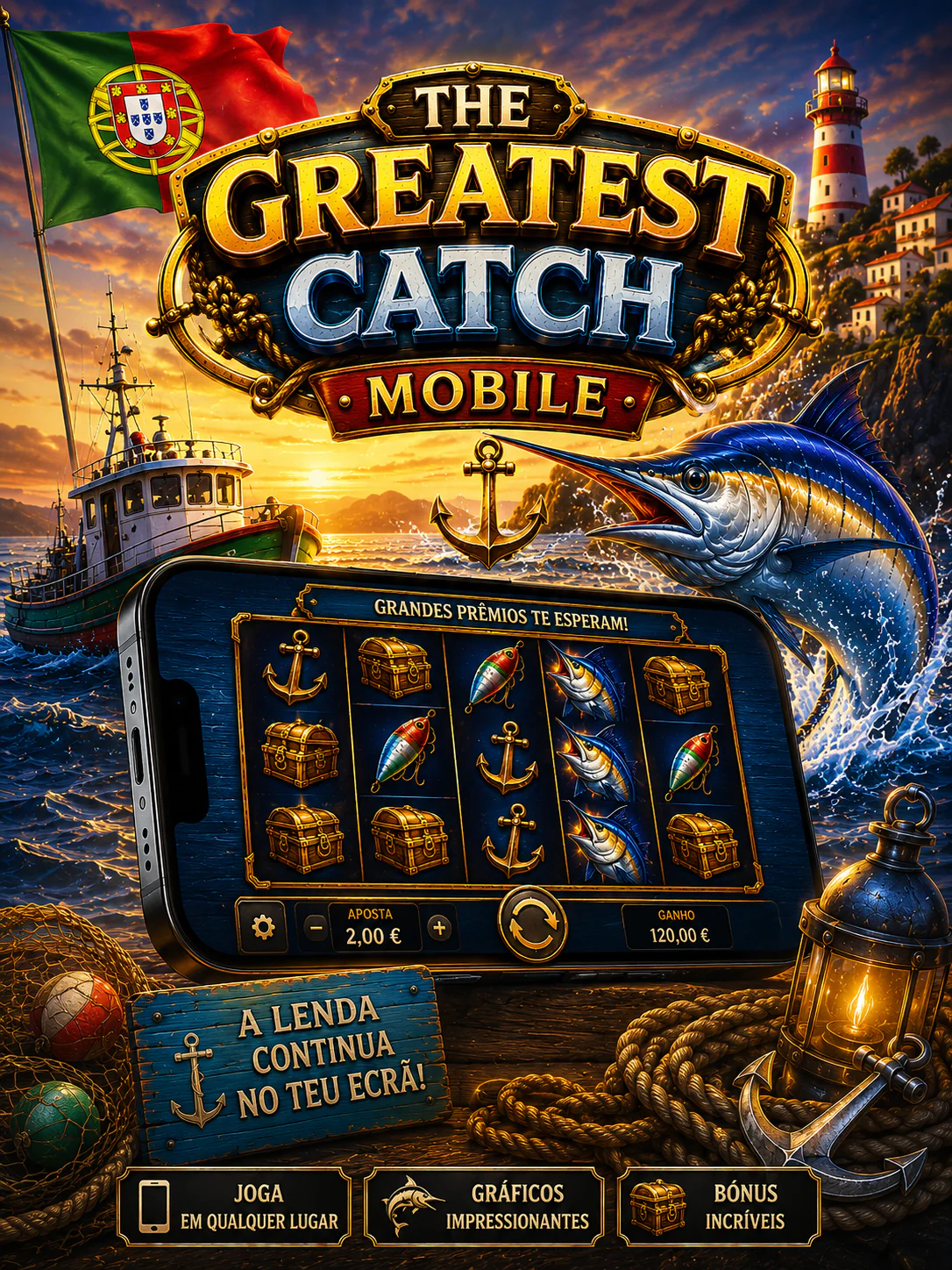 Principais vantagens de The Greatest Catch Slot
